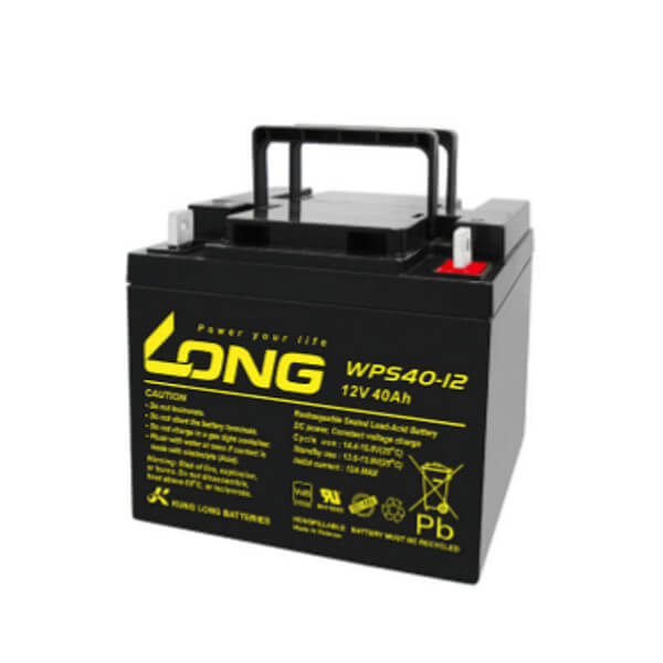 Kung Long WPS40-12 12V 40Ah Blei-Akku / AGM Batterie mit VdS-Zulassung