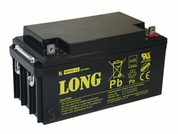 Kung Long WP65-12 12V 65Ah Blei-Akku / AGM Batterie mit VdS-Zulassung