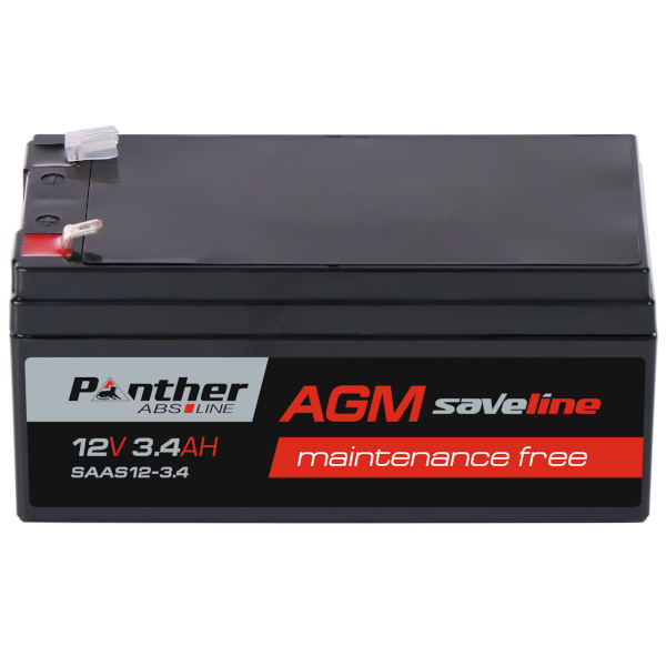 Panther ABS-Line AGM 12-3.4 saveline SAAS12-3.4 | 12V 3,4Ah Batterie