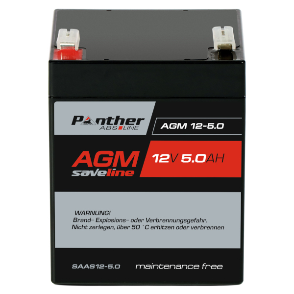 Panther ABS-Line AGM 12-5.0 saveline SAAS12-5.0 | 12V 5Ah Batterie