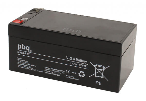 pbq 3.4-12 AGM Bleiakku - 12V 3,4Ah Allzweckbatterie