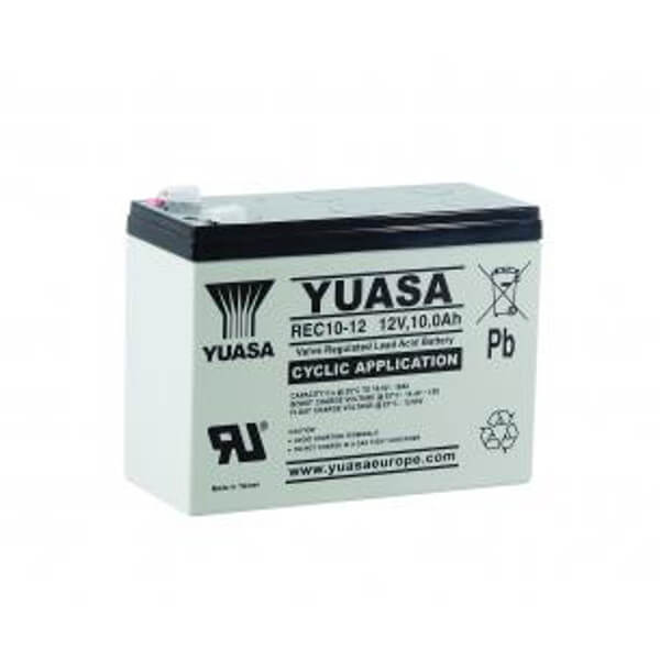 Yuasa REC10-12 12V 10Ah Blei-Akku / AGM Batterie Zyklentyp