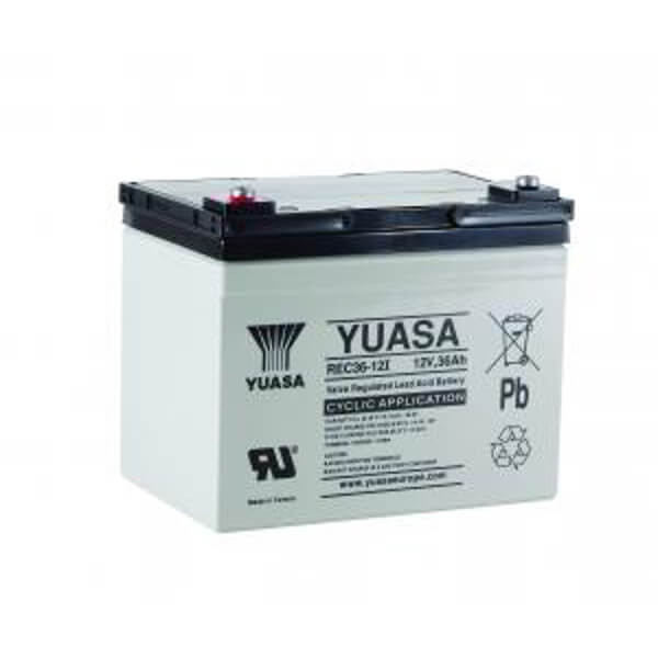 Yuasa REC36-12I 12V 36Ah Blei-Akku / AGM Batterie Zyklentyp