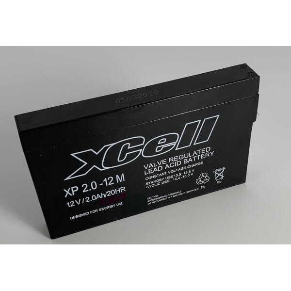XCell XP 2.0-12M - 12V / 2Ah AGM Bleibatterie