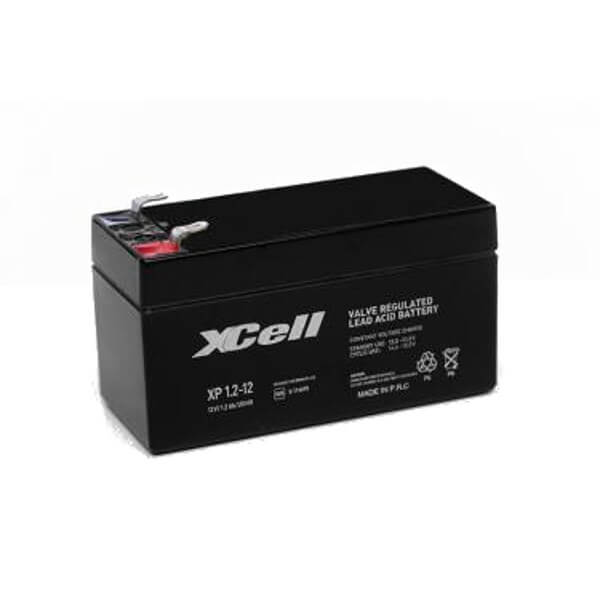 XCell XP 12-12 AGM Bleiakkku 12V 12Ah VdS Faston 6,3mm