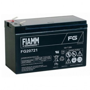 Fiamm FG20721 12V 7,2Ah Blei-Akku / AGM Batterie mit VdS-Zulassung
